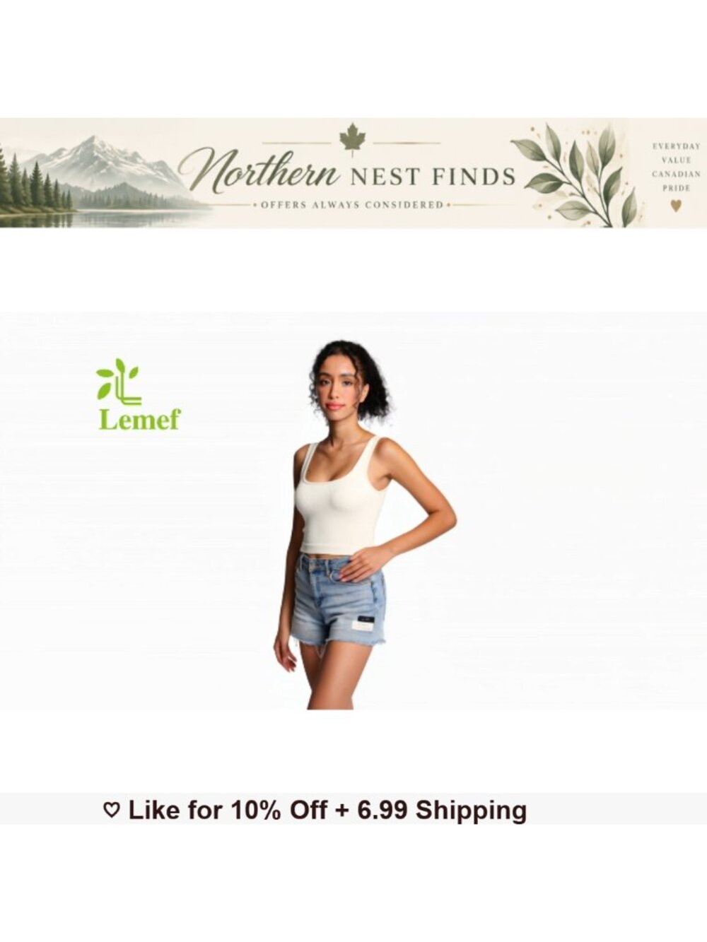 Seamless Ribbed Square Neck Crop Tank Top - Picture 6 of 6